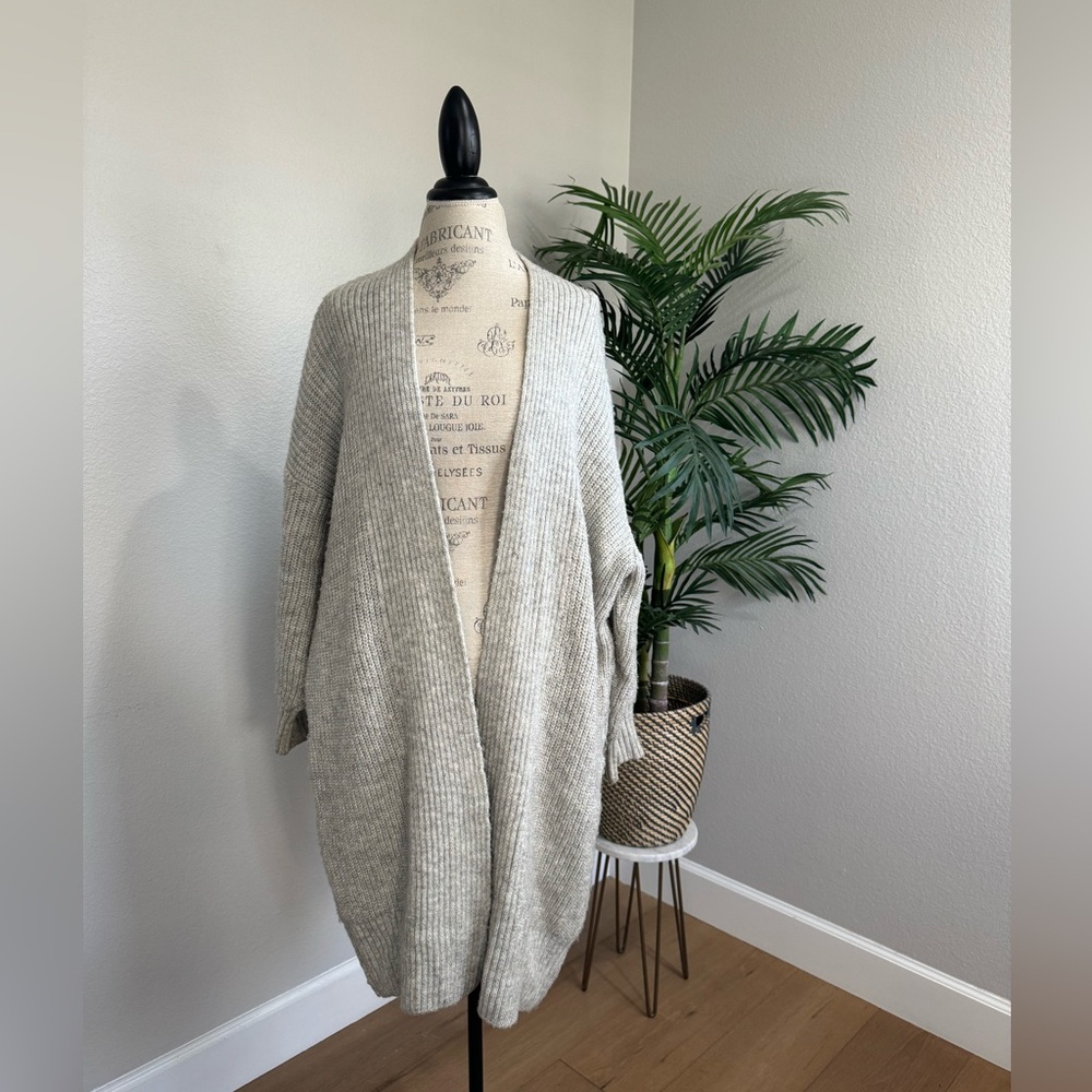 Knit Open Front Cardigan